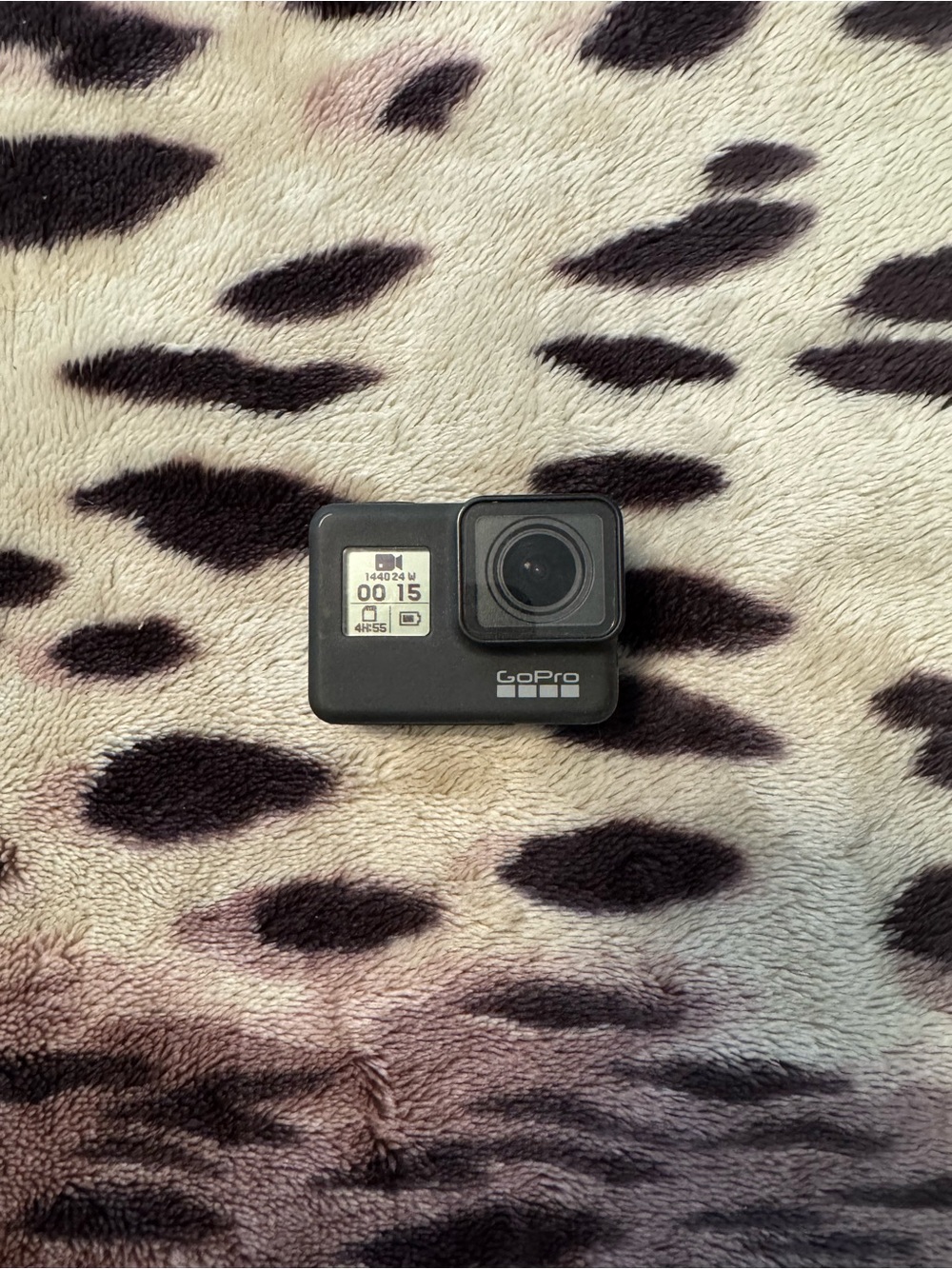 GoPro Hero 7 Black Action Camera w/Wide-Angle Lens, 3 batteries, 3m stick +